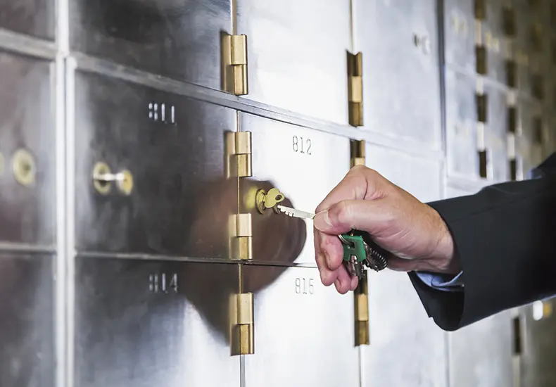 safe deposit box